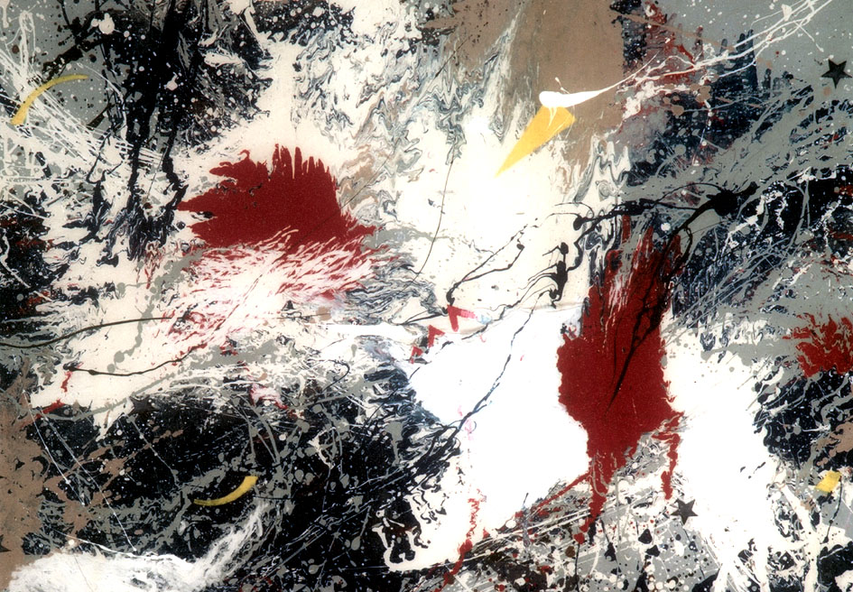 «Нарождення зірок». 1993. Полотно, олія, емаль